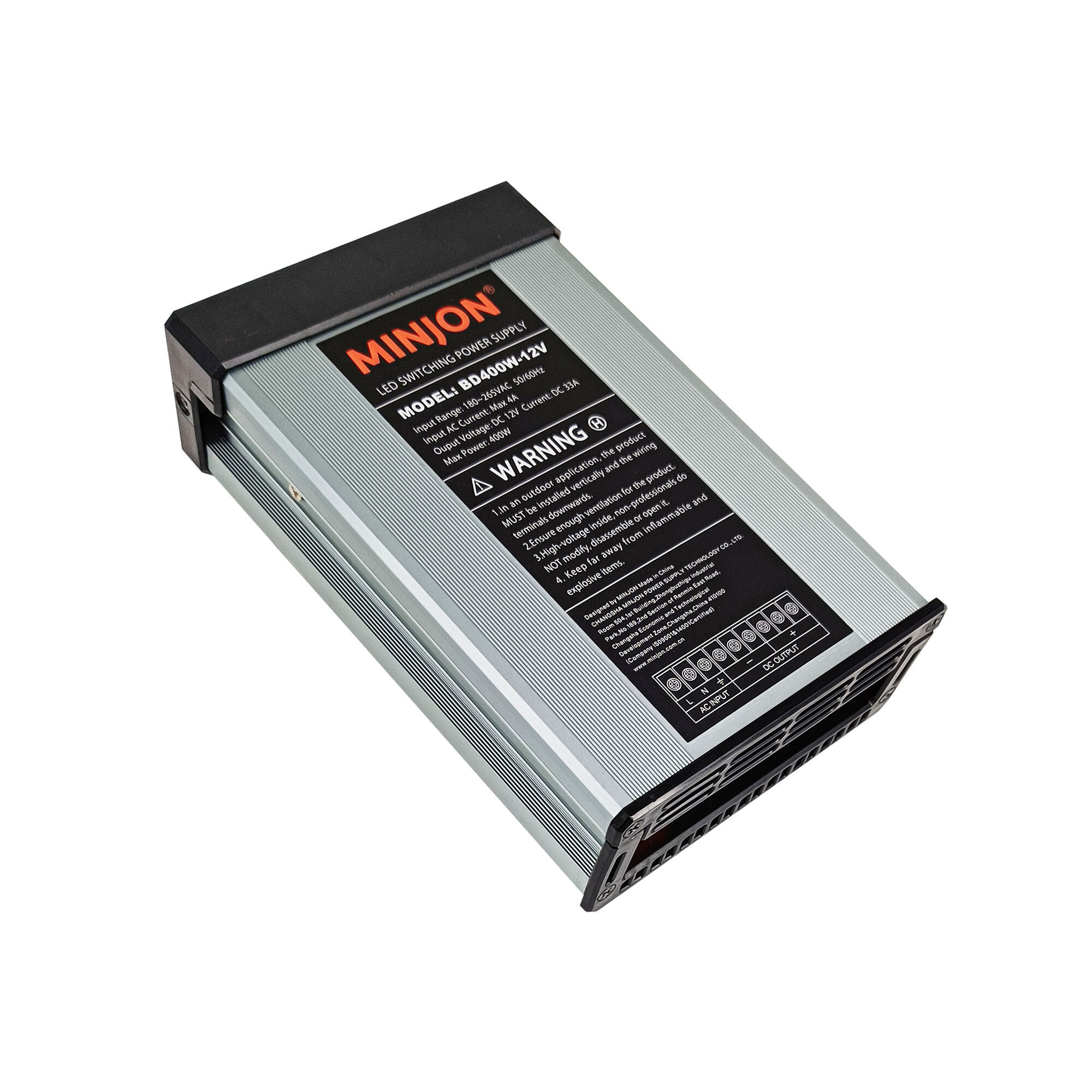 DC 12V 16.6A MINJON MODEL: BD200W - 12V