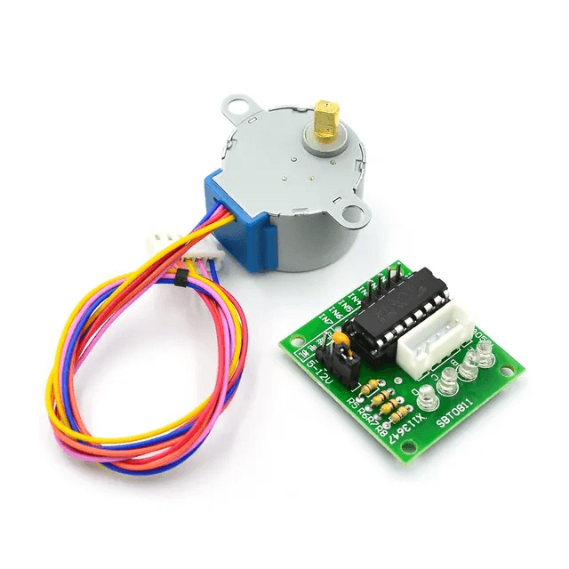 28 BYJ-48 Redüktörlü Step Motor ve ULN2003A Step Motor Sürücü Kartı