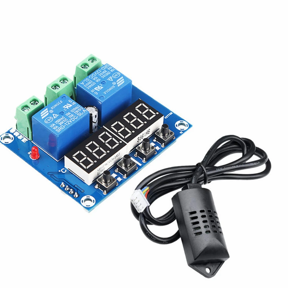 XH-M452 DC 12V 10A DIGITAL LED DUAL OUTPUT TEMPERATURE &HUMIDITY CONTROL MODULE - arduino