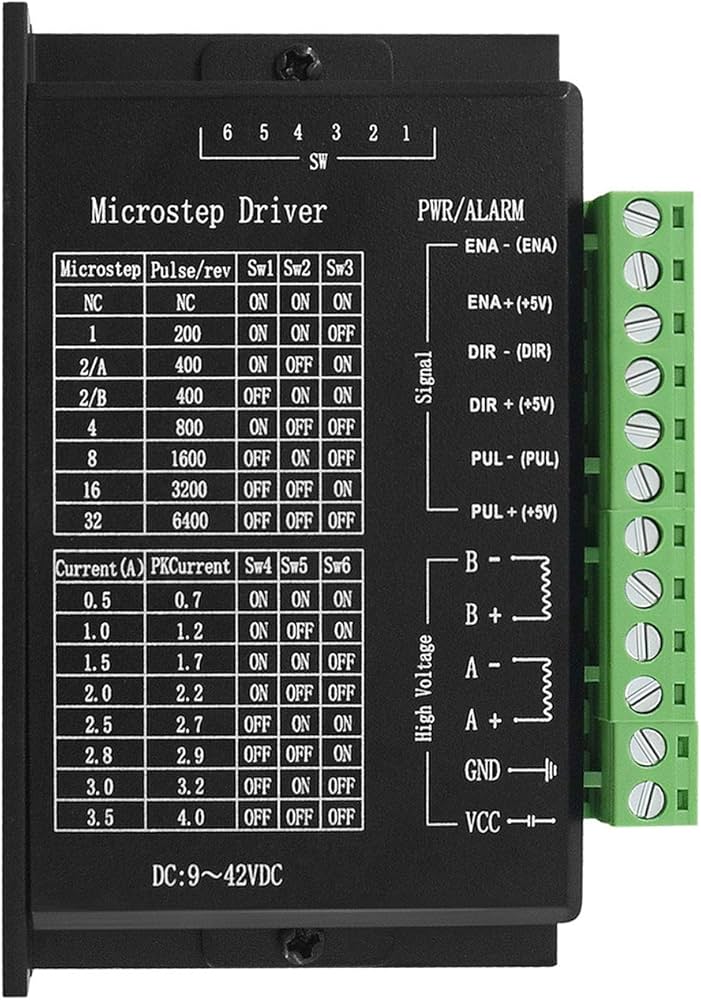 TB6600 Step motor driver - arduino