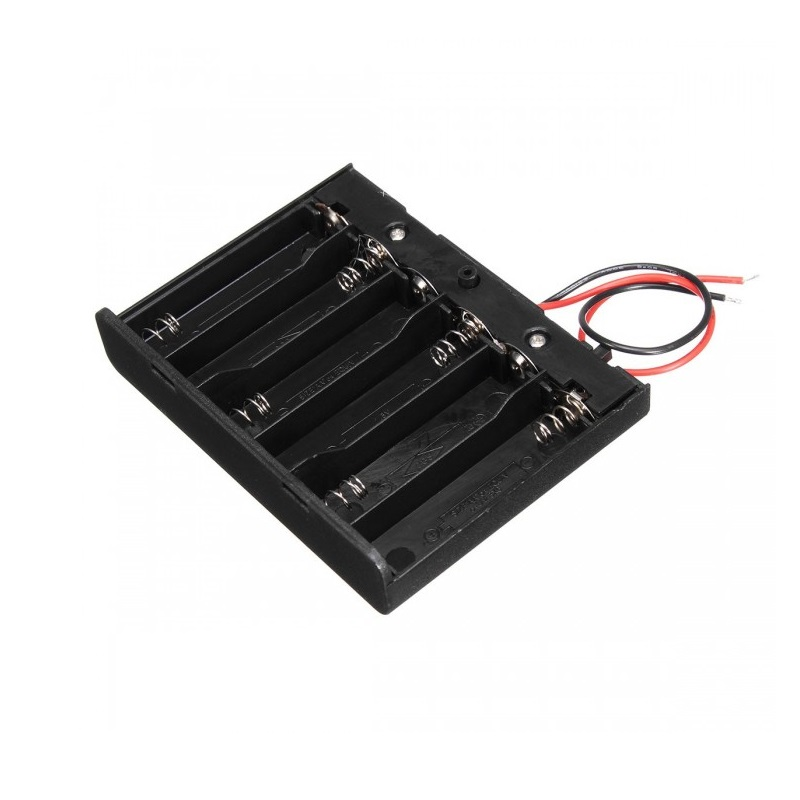 6 x AA Battery Holder Box - arduino