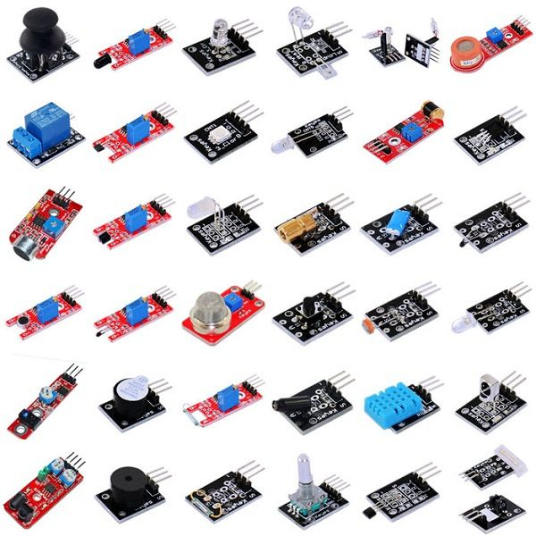 37 Pieces Arduıno Sensors Set