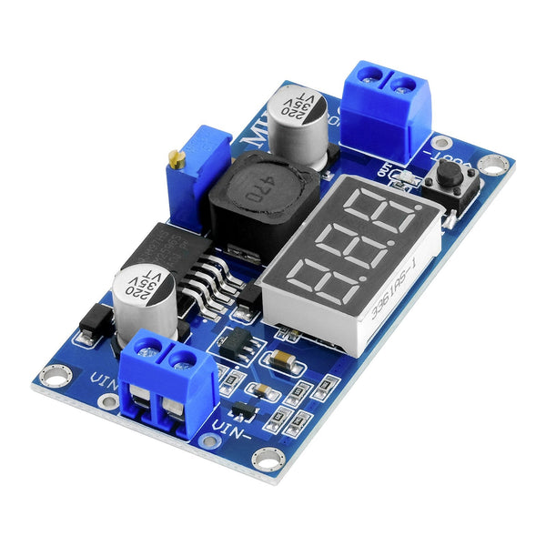 Step Down LM2596 DC-DC Converter + Display - arduino
