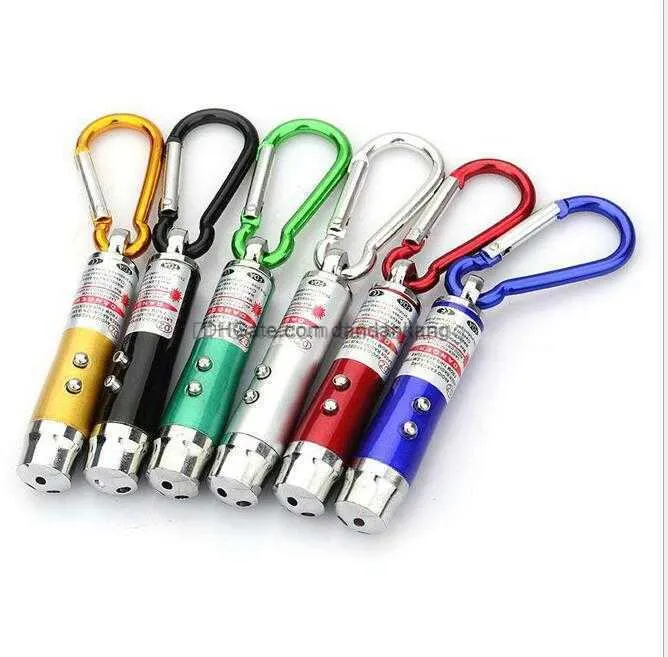 3 in 1 Red Laser Pointer Keychain - arduino