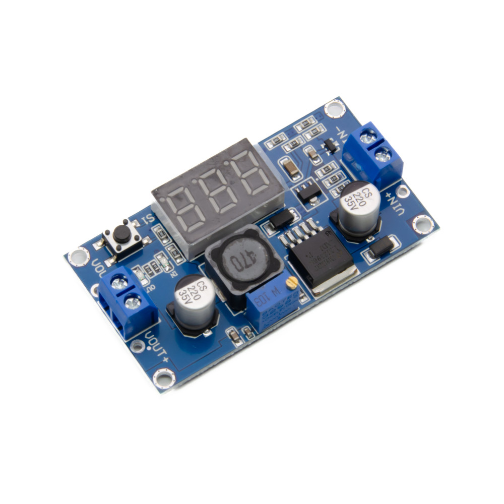 Step Up LM2596 DC-DC Converter + Display - arduino