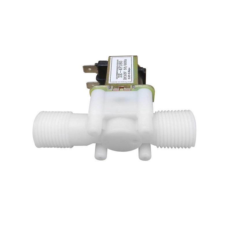 Plastik 12V Solenoid Su Vanası 1.27cm Çap