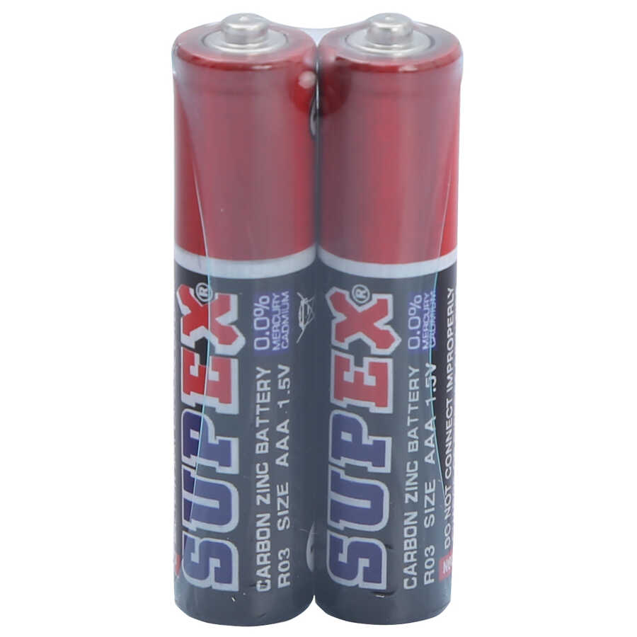 SUPEX CARBON ZINC BATTERY AAA 1.5V - Battery