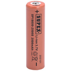 SUPEX SP18650-2500Mah li-ion 3.7v - Battery