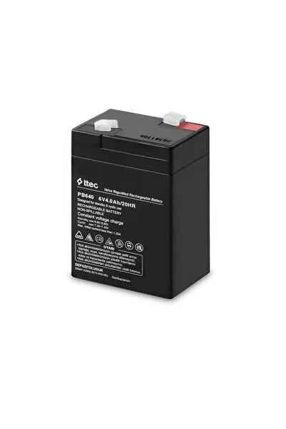 TTEC 6V 4AH/ 20HR BATTERY - batteries