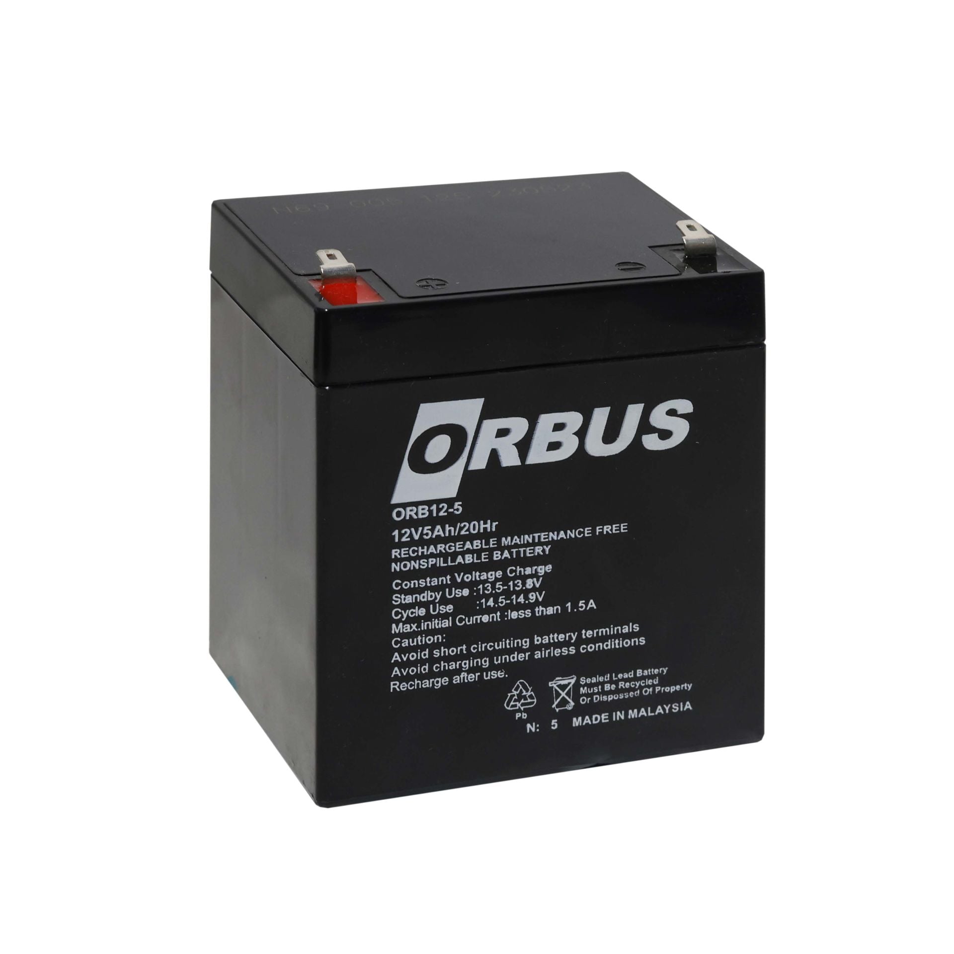 ORBUS BATTERY 12V 5A - Battery