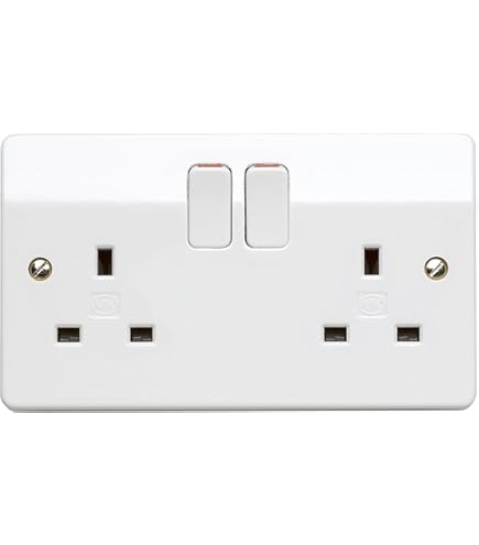 RS PRO RS Beyaz 2'li Priz, 13 A İç Mekan, G Tipi - İngiliz - Electric