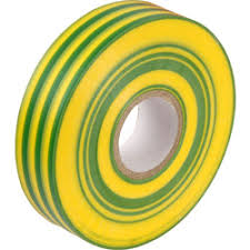 Yalıtım Bandı Yeşil/Sarı 19mm x 33m