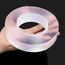 Sunup 30mm 3 metre çift taraflı nano teknoloji süper yapışkan şeffaf bant