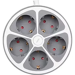 VE-G6057 (MAX: 3680W 230V - 50Hz) 16A 250V (5 INPUTS)