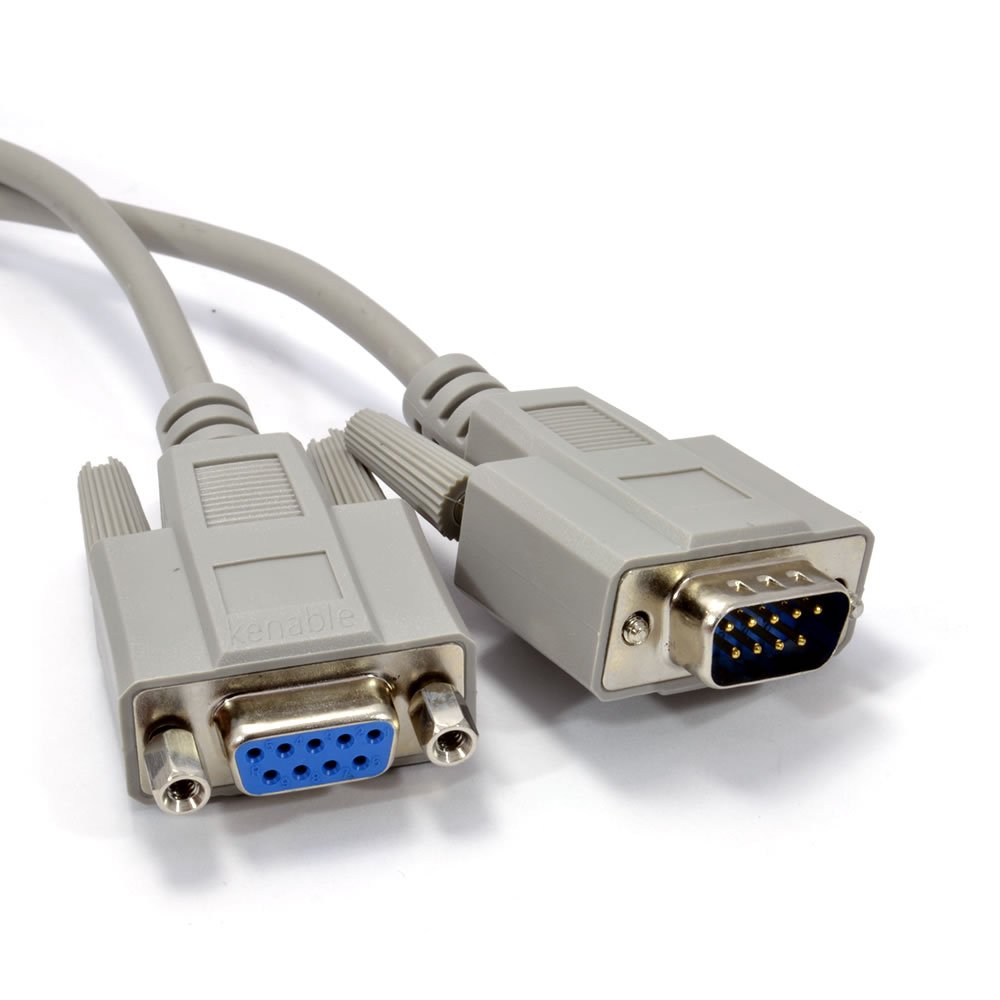 Seri RS232 Uzatma Kablosu 1,5 m DB9M - 9 PIN Erkek - Dişi