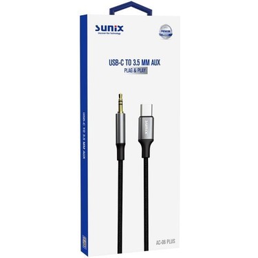 SUNIX TYPE-C TO 3.5MM AUX (USB C) - mainled