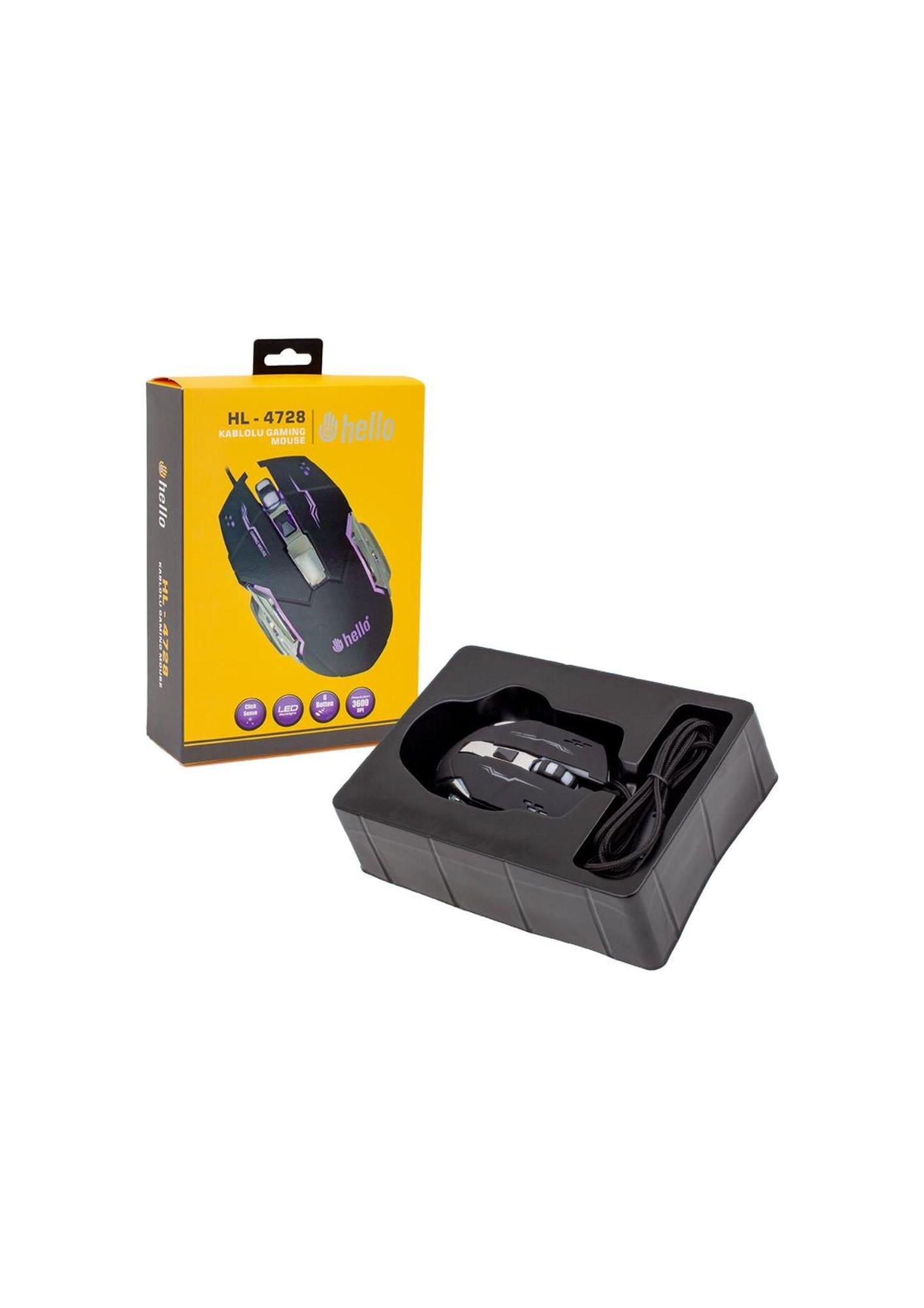 Hello HL-4728 Wired Gaming Mouse