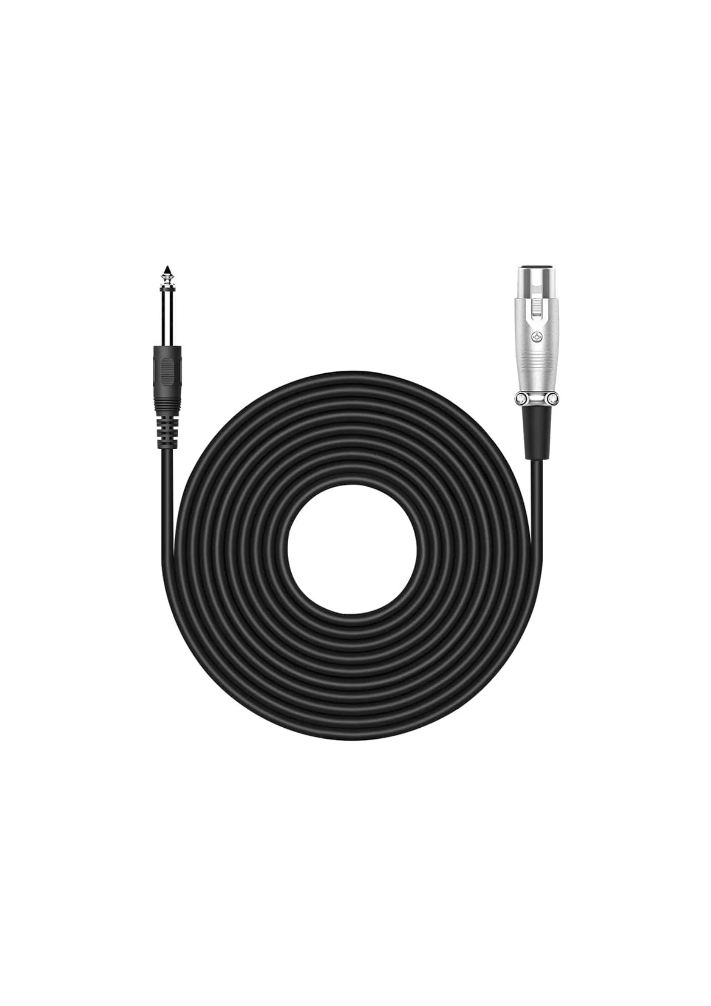 5 Meter 6.35mm Jack to Canon Female Cable - mainled