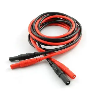 2PCS Meter Test lead Extension Male to Male Connector 4mm plug