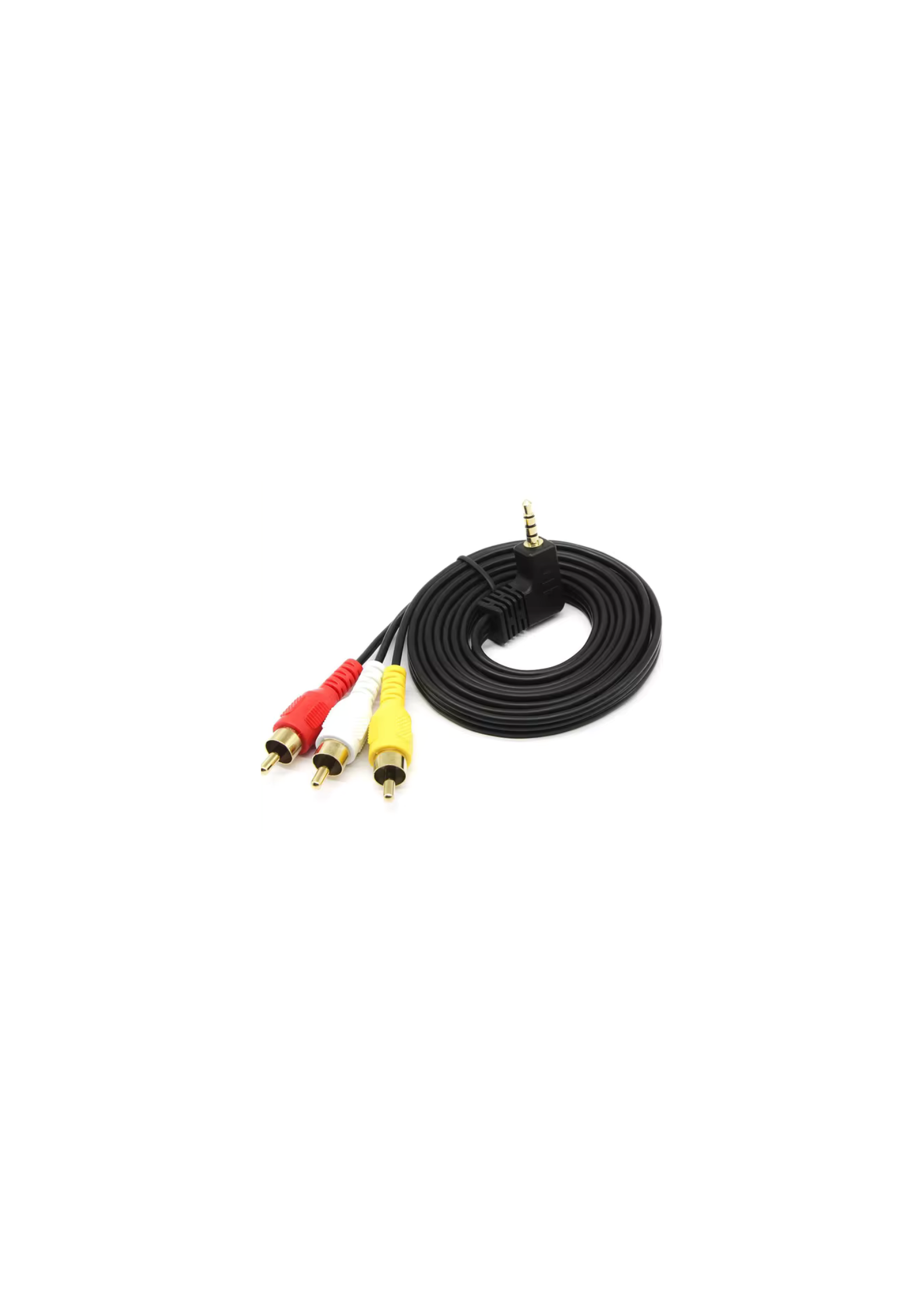 Satellite Receiver AV Cable 3.5mm Stereo Male - 3RCA Silicone 1.2 Meter Cable