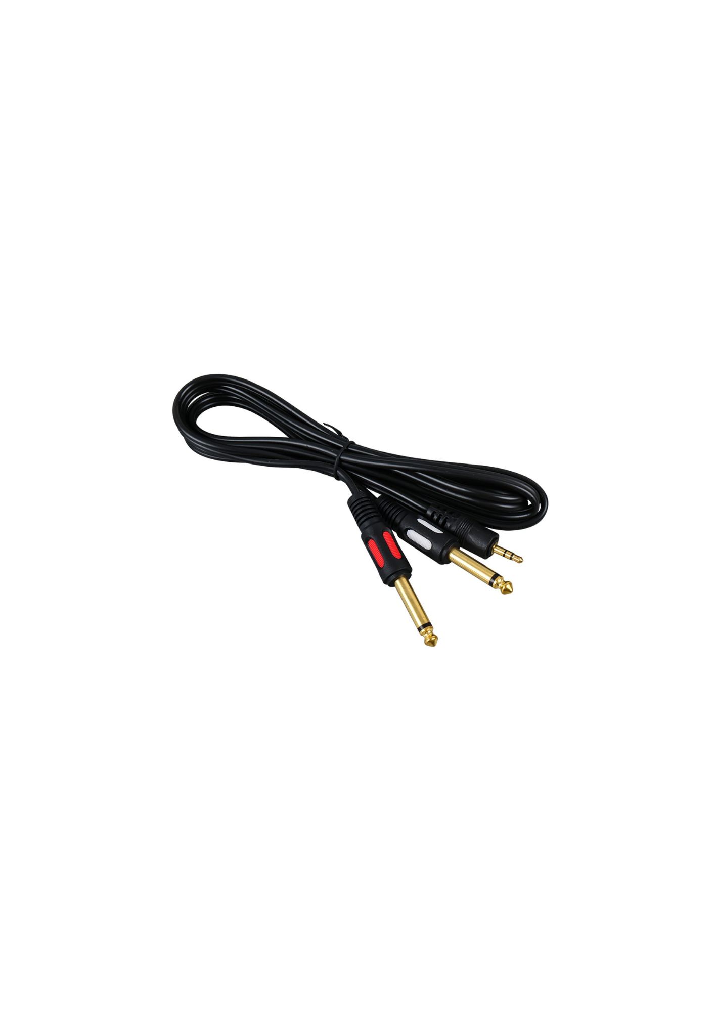 3.5 mm Aux Stereo Male 2x 6.3 mm Mono Male 1.5 meter cable