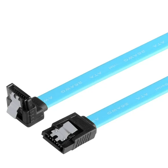 SATA 6Gb/s Kablo 1x90 Derece Metal 70cm