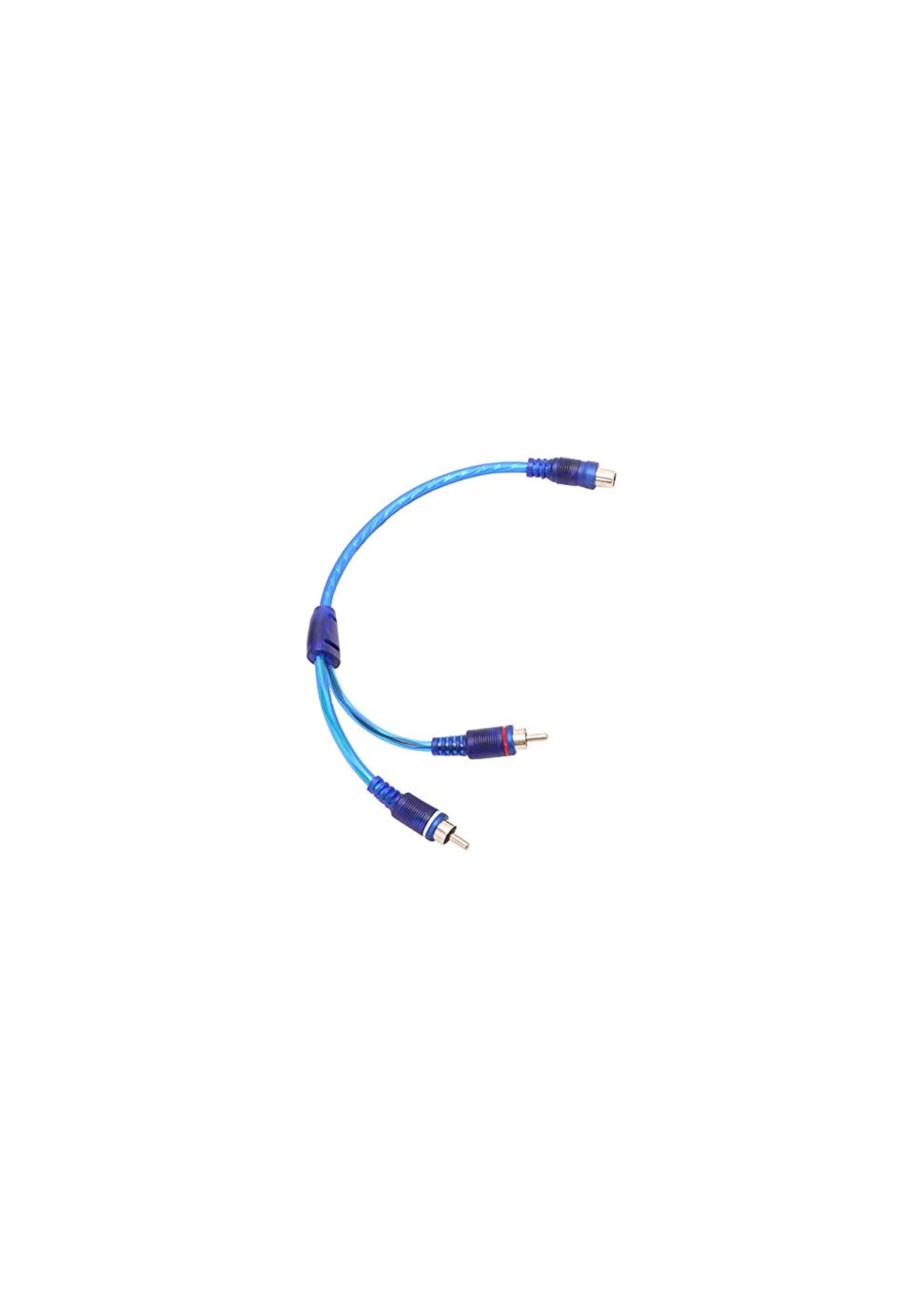2 Male to 1 Female RCA Splitter Cable - mainled