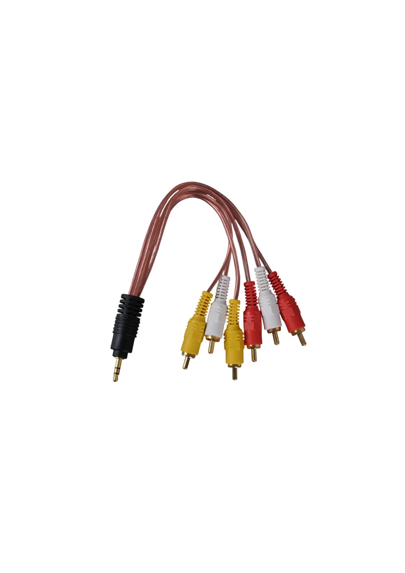 3.5mm Stereo Male/ 6 RCA Male 5+1 Cable