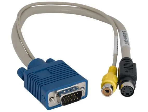 VGA To S-Video and 1 Female RCA Cable