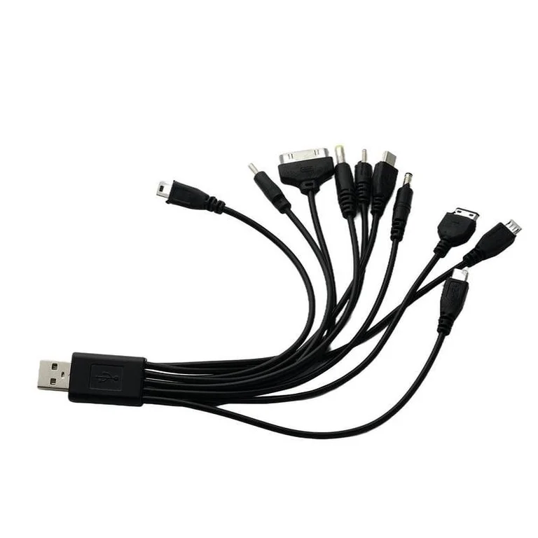 PORTABLE USB 10 IN 1 MULTIPLE CABLE CHARGER