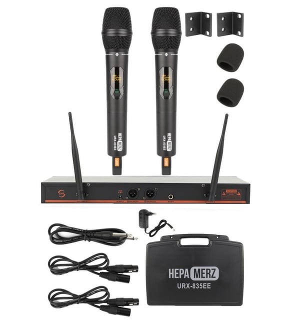 HEPA MERZ PROFESSIONAL WIRELESS MICROPHONE SYSTEM
