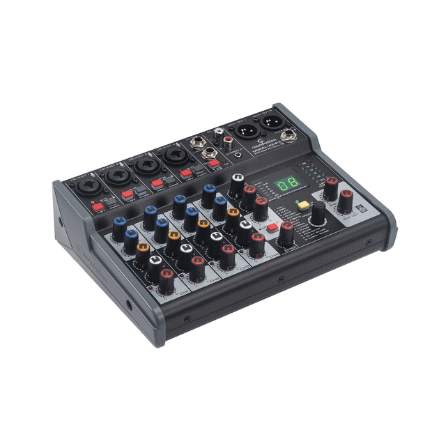 Osawa Microphone Input-1 Line Output with Echo 4 Channel 20 dB Mini Microphone Reproducer with Adapter W-404FX