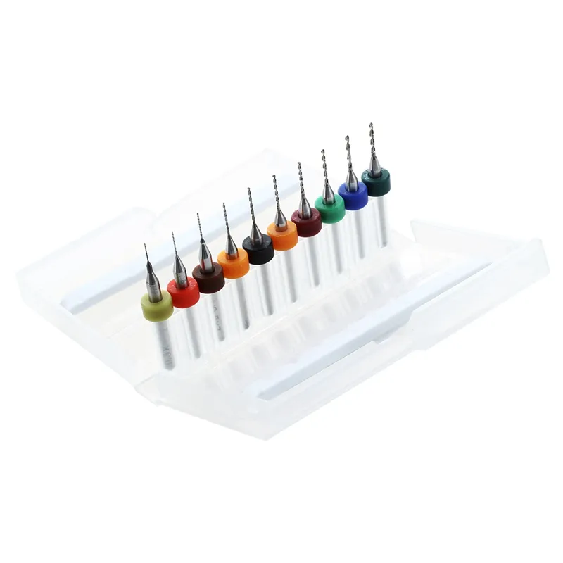 10PCS 0.3MM TO 1.2MM PCB DRILL BOX