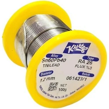 KUTEL 1.2 MM 100g 60/40 KALAY KURŞUN