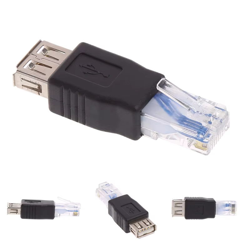 USB Female to RJ45 Male Adapter