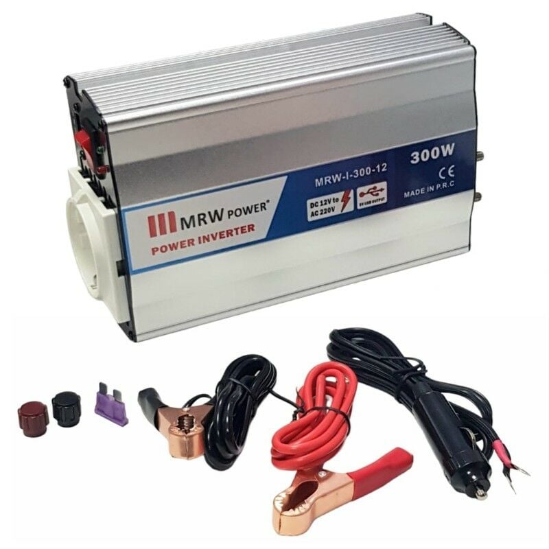 MRW Power Inverter  DC 12V/24V AC 220V 300W