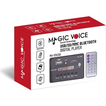 MAGİC VOICE USB/SD/MMC BLUETOOTH DİJİTAL OYNATICI