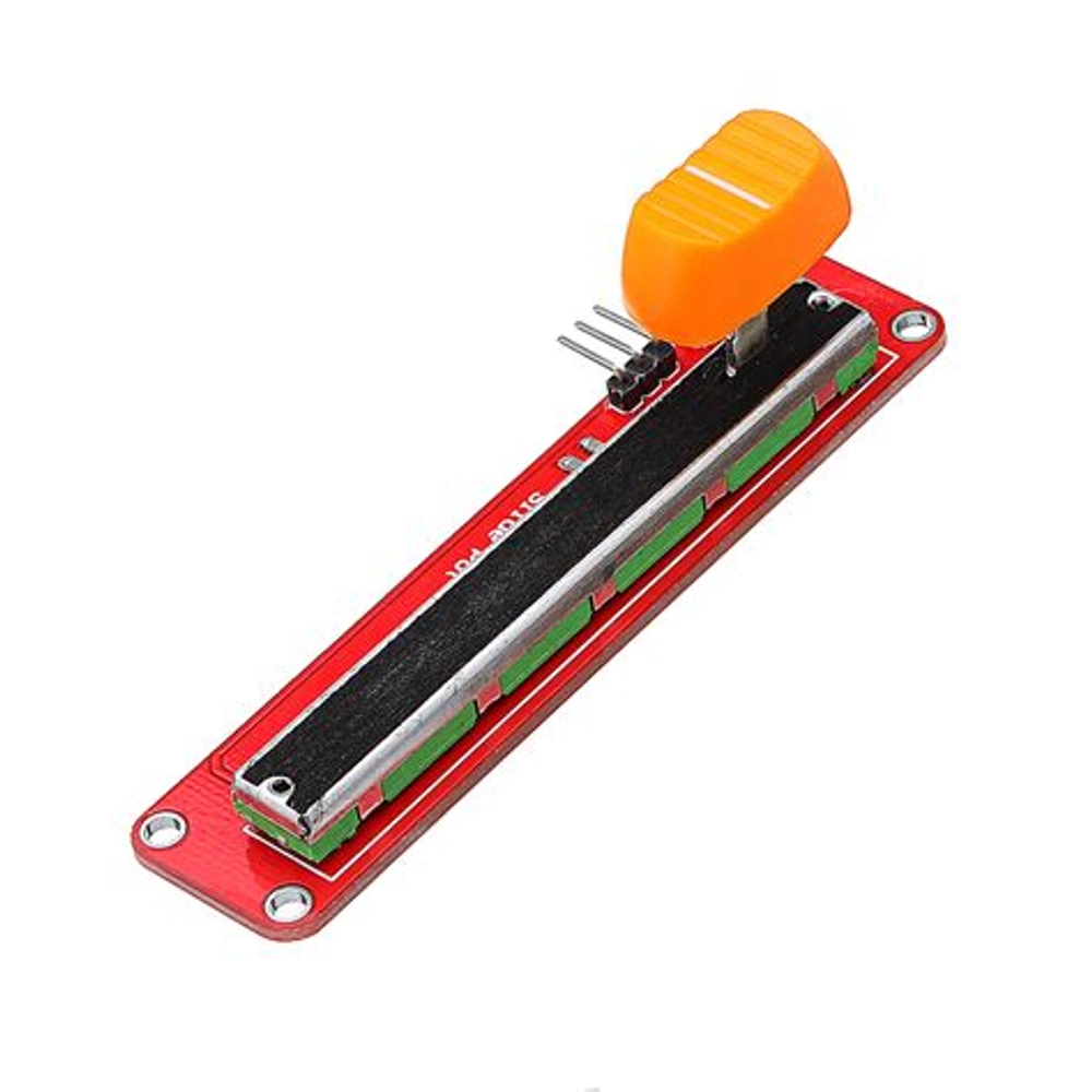 SLIDE POTENTIOMETER 10K LINEAR MODULE DUAL OUTPUT FOR ARUINO AVR ELECTRONIC BLOCK - Sound